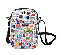 FOTAP Matilda Musical Crossbody Bag Broadway Matilda Merch Matilda Theatre Lover Gift Broadway Matilda Television Gift (Quiet CB UK)