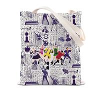 FOTAP Musical Movie Handbag Musical Lover Gift West End Musical Inspire Tote Bag Wives Queen Fans Theatre Gift (6 Wives UK)