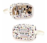 FOTAP Musical Movie Quotes Clear Makeup Bag Musical Inspire Clear Travel Toiletry Bag Drama Lover Gift, Rise C-Makeup, Clear Makeup Bag