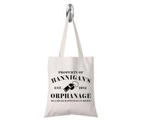 FOTAP Orphanage Annie Gift Musicals Lover Gift Musicals Fans Gift Tote Bag (HANNIGAN'S 1982 uk)
