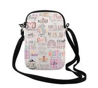 FOTAP Religious Gift The Way The Truth The Life Christian Crossbody Bag Bible Verse Gift Inspirational Gift for Women (the way Cr UK)