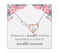 FOTAP Sympathy Gift Bereavement Gift Grief Necklace Heaven Memorial Necklace Heaven Sympathy Jewelry, One Size, Copper, No Gemstone