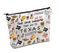 FOTAP Texas Trip Makeup Bag The Lone Star State Gift Texas Souvenir Gift Texas Travel Bag Texas Housewarming Gift Texas Vocation Gifts (Texas UK)