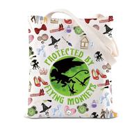 FOTAP Wizard Dorothy Movie Shoulder Bag Funny Wizard Inspired Gift Flying Monkey Inspire Tote Bag Fairy Tale Inspired Gifts (PROTECTED BY UK)