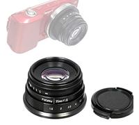 Fotasy 35mm F1.6 Large Aperture Manual Prime Fixed Lens APS-C for Sony E-Mount Camera, 35mm 1.6 Multi Coated Manual Lens fits Sony NEX-5R NEX6 NEX7 a3100 a51000 a6000 a6100 a63000 a6400 a6500 Black