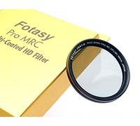 Fotasy 46mm Ultra Slim Circular PL Lens Filter, Nano Coatings MRC Multi Resistant Coating Oil Water Scratch, 16 Layers Multi-Coated 46mm CPL Filter