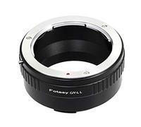 Fotasy CY Lens to L Adapter, Copper, C/Y Mount Lens L Mount, Contax Yashica CY Lense, Compatible with Panasonic S1 S1H S1R S4 S5 Leica SL SL2 TL2 TL Leica T Sigma fp fp L Mirrorless Camera