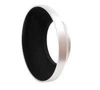 Fotasy LS48 Silver Metal Screw-In Lens Hood Shade for Olympus M.Zuiko Digital ED 12mm 1:2.0 Lens (Silver)