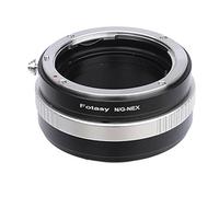 Fotasy Manual Nikon G Lens to Sony E-Mount Adapter, Nikon F to E Mount, Nikon G AFS Adapter Sony FE, fit Sony Alpha NEX-5T NEX-6 NEX-7 a3000 a3500 a5000 a5100 a6000 a6100 a6300 a6400 a6400 a6500 a6600