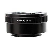 Fotasy Olympus OM Lens to E Mount Adapter, OM FE Adapter, OM Adapter FE-Mount, Compatible with Sony a7 a7R a7s II III IV a9 a7c Alpha 1 a6600 a6500 a6400 a6300 a6100 a6000 a5100 a5000 ZV-E10