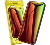 Fotbor Compatible with iPhone 17 Pro Max Privacy Screen Protector, 2 Pack Colorful Gradient Anti-Spy Anti-Blue Light 7H Hardness Private Film [Auto-Alignment Tray], No Peeling Shatterproof Bubble Free