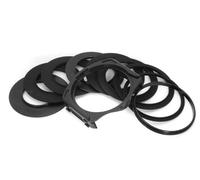 FOTGA 9pcs Adapter Ring Set (49-82mm) + Filter Holder, Plastic, Adjustable