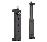 FOTGA Aluminium Tablet Mount Tripod Mount Adapter, Universal Metal Clamp with Cold Shoe, 1/4 Inch Screw Thread and Acra Swiss Tripod Rail for iPad Pro/Mini/Air/Galaxy Tab/MatePad/Phone