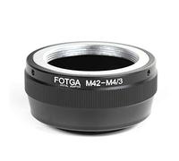 Fotga FTAB036 Lens Adapter for M42 Screw Mount Lens to Panasonic Olympus Micro 4/3 Camera Pen E-PL6 E-PL7 E-PL8 E-PL9 E-M OM-D E-M5 E-M10 Mark II III Lumix GH4 GH5 GH5s