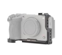 FOTGA FX3/FX30 Camera Cage with Cold Shoe, 1/4" Thread, 3/8"-16 Locating Holes for ARRI Grip, Fit for Sony ILME-FX30/FX3/Original XLR Handle, Compatible with DJI RS2 RS3 PRO Stabilizer (U-Shaped Cage)