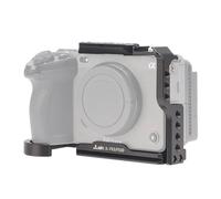 FOTGA FX3/FX30 Camera Cage with NATO Rail, Cold Shoe, 1/4" Threads, 3/8"-16 Locating Holes for ARRI Grip, Fit for Sony ILME-FX30/FX3/Original XLR Handle, Compatible with DJI RS2 RS3 Gimbal Stabilizer