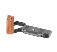 Fotga JLwin A7CR A7CII Wooden L-Shape Side Handle Grip Tripod Mount Plate for Sony A7CR A7C II Camera,1/4"-20 Mounts,Arca Swiss Mount