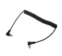 Fotga Male to Male M-M FLASH PC Sync Spring Cable Cord Screw Lock for Studio Trigger Receiver YONGNUO RF-603