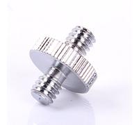 Fotga Metal 1/4" to 1/4 inch Screw Double Male Connect Adapter F Plate Ballhead Tripod