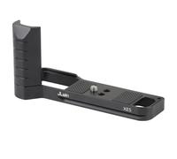 FOTGA Metal L-Shape Side Handle Grip Hand Grip for Fujifilm X-E5 XE5 Camera,with 1/4"-20 3/8"-16 Mounts,Quick Release Arca Swiss Tripod Mount Plate