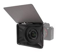 FOTGA Mini Lightweight Clamp-On Matte Box with Carbon Fiber Top Flag for DSLR Mirrorless Camera Compatible with 4x4" 4x5.65" 67mm/72mm/77mm/82mm Filters (Standard Version)