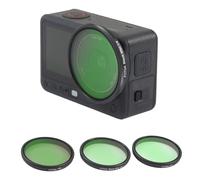 Fotga Multi-Coated 3-in-1 Filter Kit for DJI Osmo Action 6 - UV Lens Protector + CPL Polarizer + 1/4 Black Mist Diffusion - Complete Set for Protection, Clarity & Cinematic Effects