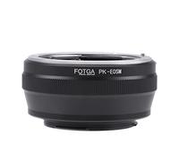 Fotga PK-EOSM Manual Lens Mount Adapter for Pentax PK K Mount Lens to EF-M EOS M Mirrorless Camera System,Compatible with Canon EOSM Mirrorless Cameras M2 M3 M5 M6 M10 M50 M100