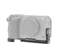 FOTGA Quick Release Plate L-Angle Vertical with Cold Shoe Quick Release Plate L-Bracket for Sony ILME-FX30/FX3 Camera, Microphone, LED Light, Monitor, Compatible with Arca Swiss Tripod
