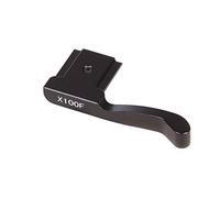 FOTGA Thumb Hand Grip, Metal Hot Shoe Thumb Hand Grip Compatible for Fujifilm Fuji FinePix X100F X-100F Camera (Black)