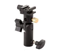 Fotga Universal Hot Shoe Mount Camera Flash Bracket Swivel Photography Umbrella Holder for Light Stand Canon Speedlite Nikon Flash Off Camera Flash-E3 EIII Bracket
