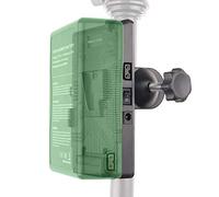 FOTGA Upgraded V-Lock Battery Adapter Power Supply Plate Double D-Tap Ports and DC Output with On/Off Switch and U Clamp for Sony Camera BP V-Mount Battery Tripod Light Stand