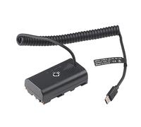 FOTGA USB-C to NP-F550 Dummy Battery Adapter Cable for Sony NP-F970 NP-F570 NP-F750 NP-F770 F960 F530 F330 to Power Camera Field Monitor Video LED Light DSLR Mirrorless Camera