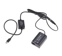 FOTGA USB-C Type-C to DMW-BLK22/DMW-DCC17 Decoded Dummy Battery Power Adapter Cable for Panasonic Lumix S5 DC-S5 DC-S5K GH5M2 GH5 Mark II GH6 Camera