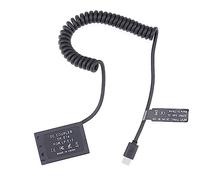 Fotga USB Type-C USB-C Power Adapter Cable + Decoded LP-E17 Dummy Battery DR-E18 Coupler for Canon R50 R50V R8 R10 R100 RP 77D 200D II 250D 750D 760D 800D 850D 8000D 9000D Mirrorless Camera