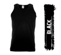 FOTL Athletic Gym Vest - 100% Cotton - S-2XL - Single, 3 or 6 Pack - 6 Colours