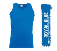 FOTL Athletic Gym Vest - 100% Cotton - S-2XL - Single, 3 or 6 Pack - 6 Colours