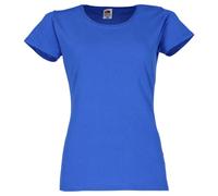 FOTL Lady Fit Valueweight T-Shirt Size Large Blue