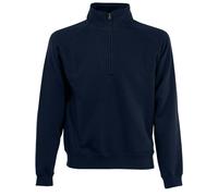 FOTL Men's Zip Neck Sweatshirt Premium Sweat Jacket Quarter 70/30 Zip Neck Top
