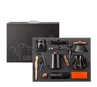 FOTN Pour Over Coffee Maker Set, Outdoor Camping Travel Portable Espresso Coffee Kit Maker, Luxury Hand Drip Grinder Manual Coffee Serving Sets Gifts as Souvenirs