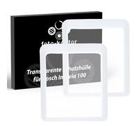 foto-kontor 2X Protective cover compatible with Bosch Intuvia 100 (BHU3200) e-bike display control unit TPU cover screen protector case protection against water and dirt transparent transparent