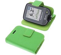 foto-kontor Bag compatible with Abbott Freestyle Libre 3 Book Style green case protection cover book