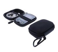 foto-kontor Bag Compatible with (MarkeModelll) Blood Glucose Meter Insulin Pump Diabetic Storage Protective case Durable Discreet Black