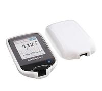 foto-kontor Case compatible with Abbott Freestyle Libre 2 bag rubber TPU protection white