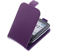foto-kontor Case compatible with Abbott Freestyle Libre 2 Flip Style purple protection