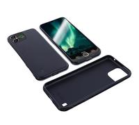foto-kontor Case compatible with Doro Aurora A30 protective cover black bag rubber TPU phone protection smartphone case edge