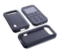 foto-kontor Case compatible with Doro Leva L10 protective cover black bag rubber TPU phone protection smartphone case edge