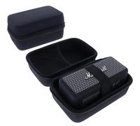 foto-kontor Case Compatible with Marshall Emberton II Bluetooth Speaker Protective Shockproof Waterproof Carrying case with Wrist Strap and mesh Pocket for Accessories Black
