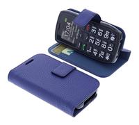 foto-kontor Cover compatible with Artfone C1 4G VoLTE book-style blue case