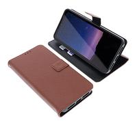 foto-kontor Cover compatible with CAT S75 book-style brown case