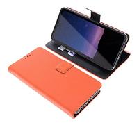 foto-kontor Cover compatible with CAT S75 book-style orange case